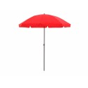 Parasol Las Palmas push-up 200 cm rouge avec volant