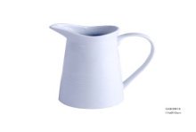 Melkkan 17xØ10cm m/handvat wit 700cc