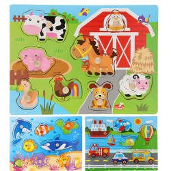 Puzzle bouton John Toy 30x22cm