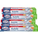 Toppits Feuille d'aluminium 29,5 cm x 10 m paquet de 4 pièces