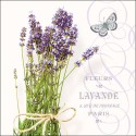 Serviettes Ambiente 33x33cm Bouquet de Lavande