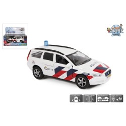 Kids Globe police Volvo V70 NL moulé sous pression pb lumière sonore 12cm