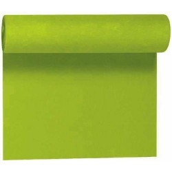 Nappe damassée papier ROULEAU 118cmx8m kiwi