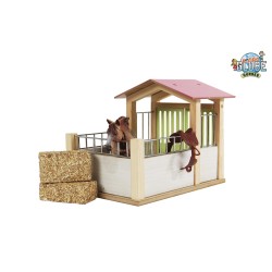 Box pour chevaux Kids Globe 14x21,8x14cm rose (hors accessoires)