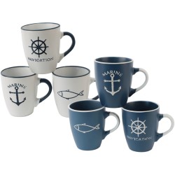 Mug marine Ø8,5x10,5cm