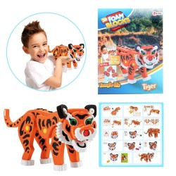 Toi Toys puzzle 3D construction mousse Tigre