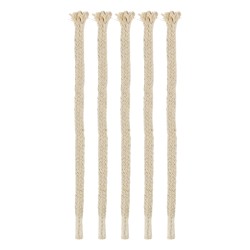 Esschert Design Torch bambou mèche de rechange en coton lot de 5